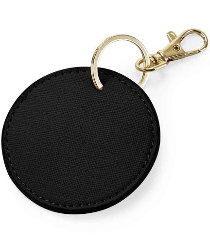 BagBase Boutique Circular Key Clip - BLK - ONE